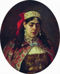 Konstantin Makovsky Portrait of Tsarevna Sofia 1900 Fine Art Print