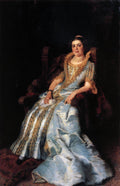 Konstantin Makovsky Portrait of V.Morozova 1884 Fine Art Print