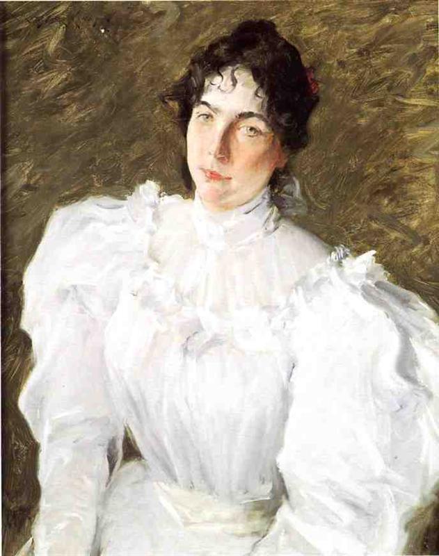 William Merritt Chase Portrait of Virginia Gerson 1895 Fine Art Print