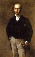 William Merritt Chase Portrait of William Charles Le Gendre 1884 Fine Art Print