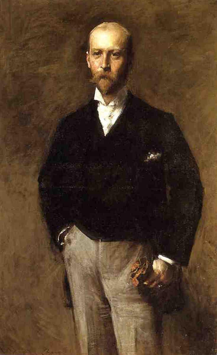 William Merritt Chase Portrait of William Charles Le Gendre 1884 Fine Art Print