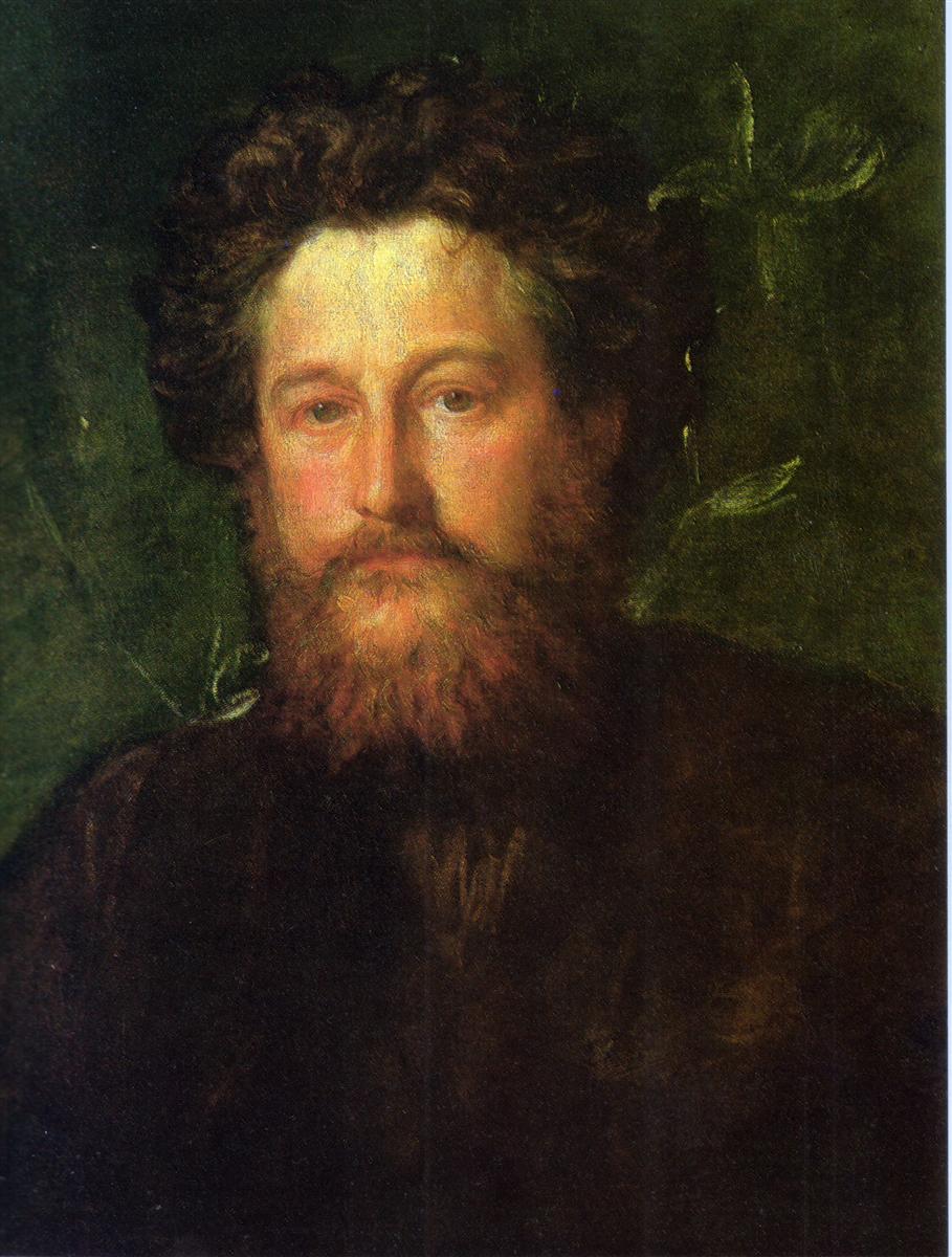 George Frederick Watts Portrait of William Morris 1870 Fine Art Print