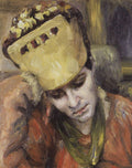 Vasily Surikov Portrait of Young Woman with Kokoshnik 1892 Fine Art Print