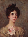 Konstantin Makovsky Portrait 1880 Fine Art Print