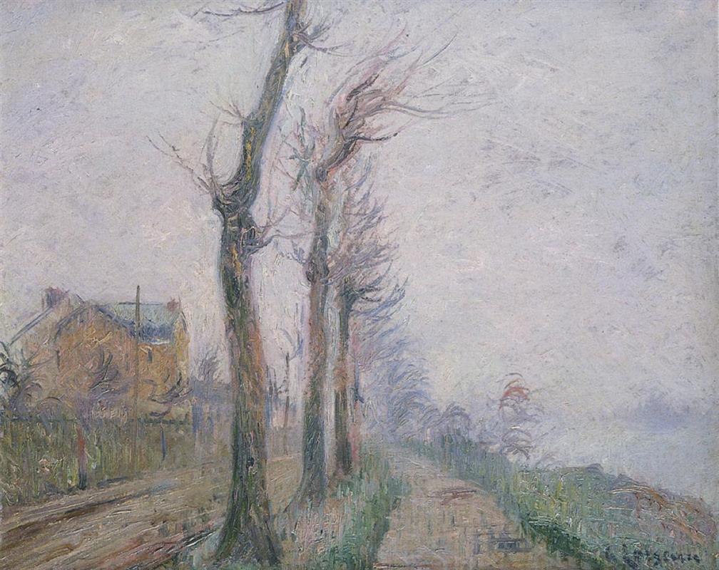 Gustave Loiseau Pothius Quay at the Oie River 1905 Fine Art Print