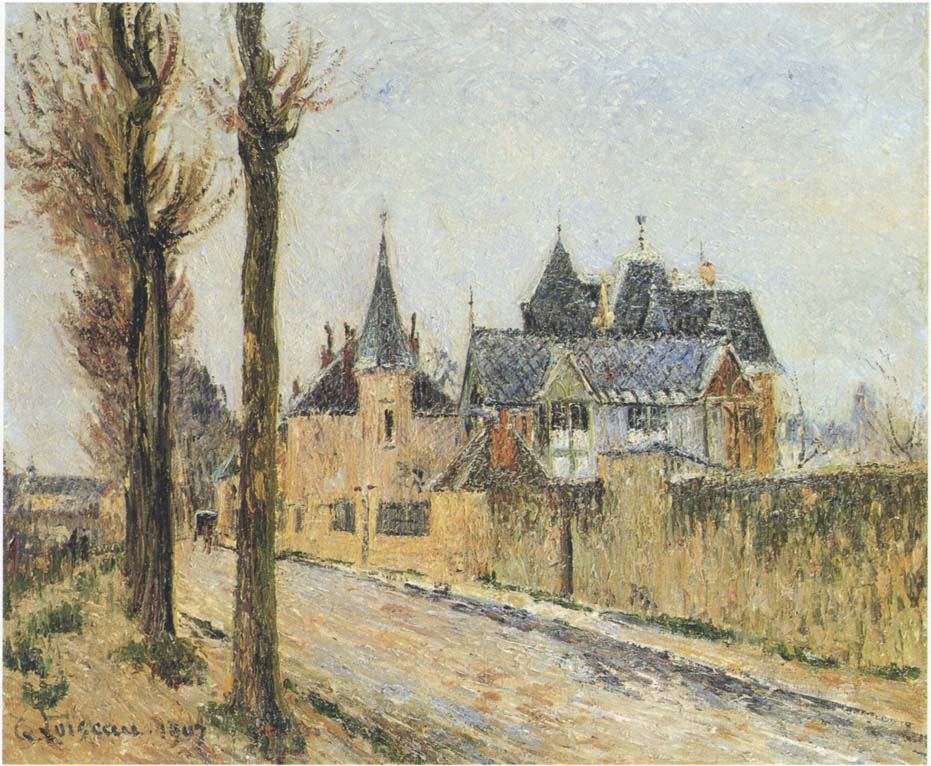Gustave Loiseau Pothius Quay in Pontoise 1907 Fine Art Print