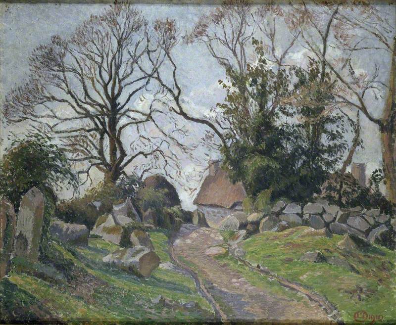 Lucien Pissarro Poulfenc À Riec 1910 Fine Art Print