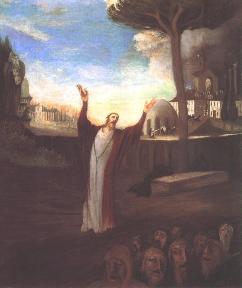 Tivadar Kosztka Csontvary Praying Saviour 1903 Fine Art Print