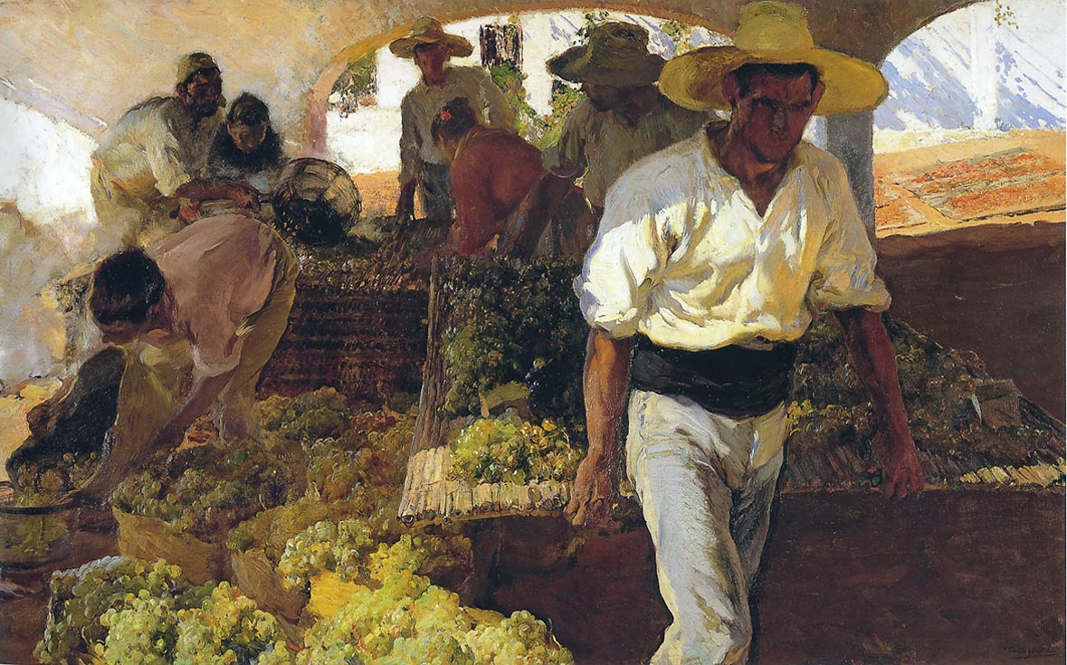Joaquín Sorolla Preparing Raisins 1900 Fine Art Print