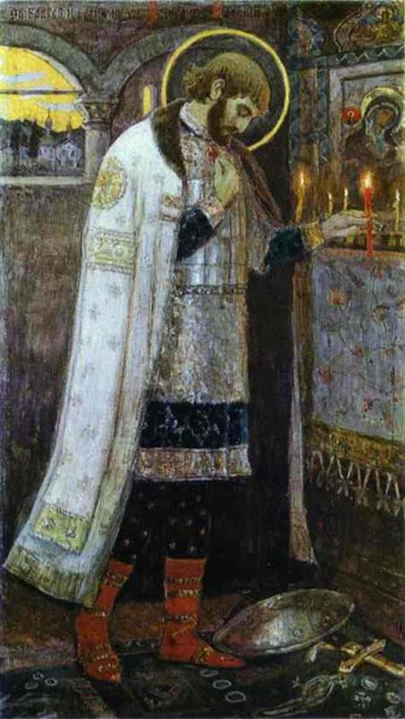Mikhail Nesterov Prince Alexander Nevsky 1895 Fine Art Print