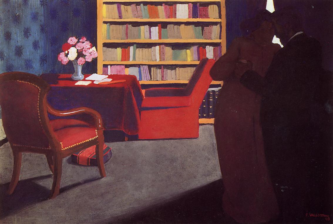 Felix Vallotton Private Conversation 1898 Fine Art Print