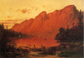Thomas Hill Profile Peak from Profile Lake, New Hampshire 1869 Fine Art Print