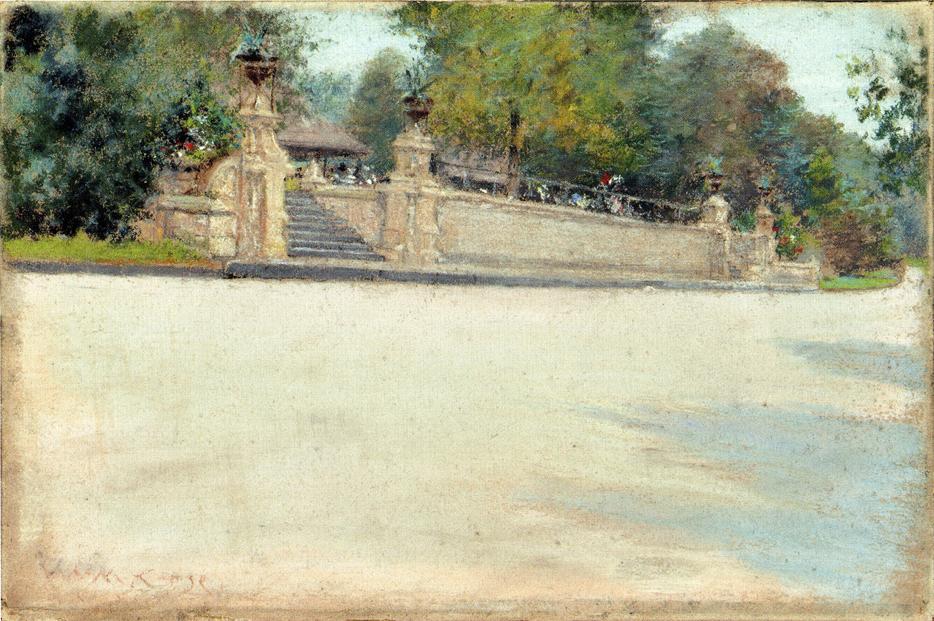 William Merritt Chase Prospect Park, Brooklyn 1889 Fine Art Print