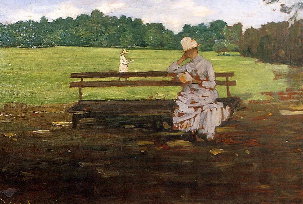 William Merritt Chase Prospect Park, Brooklyn 1886 Fine Art Print