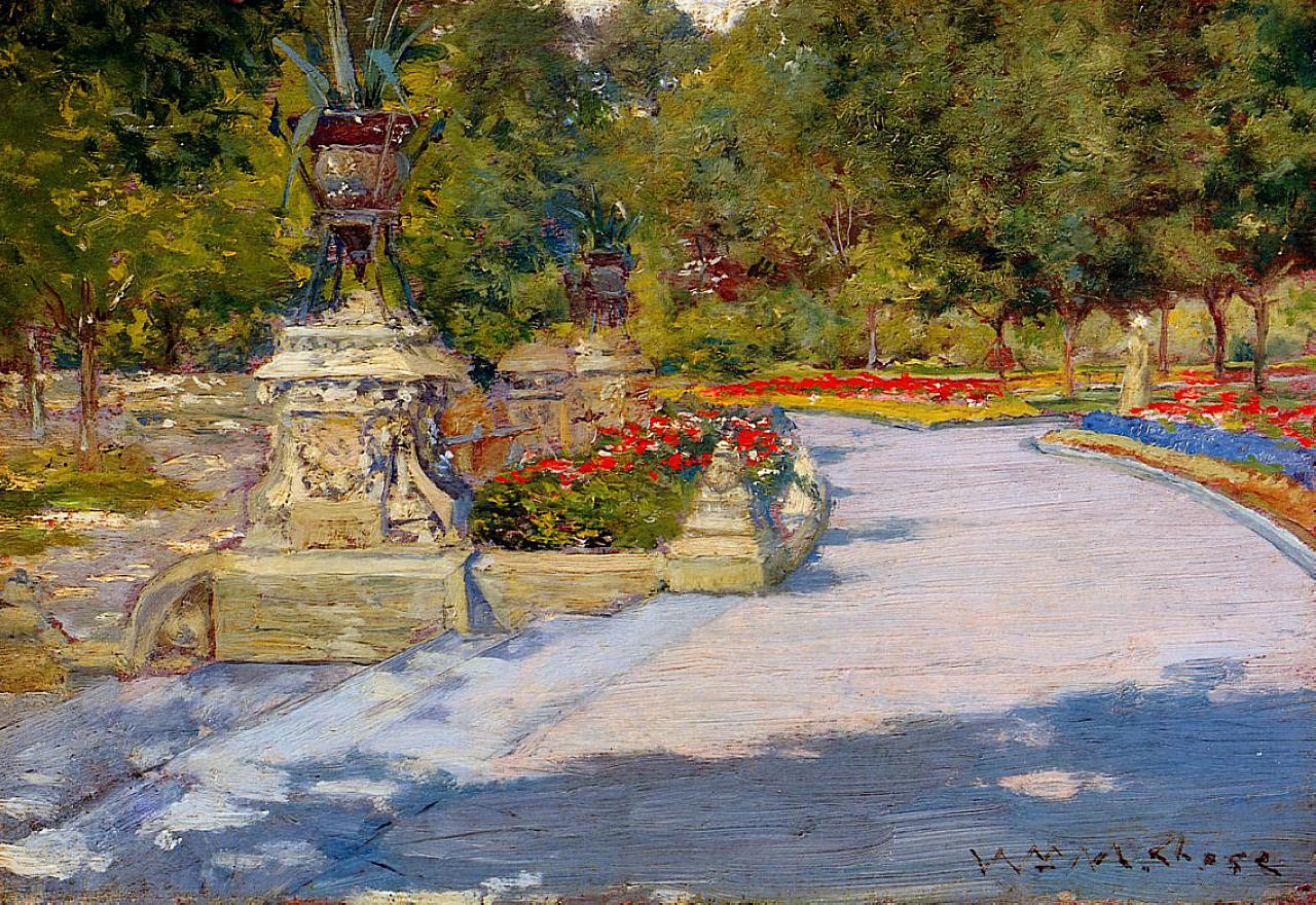 William Merritt Chase Prospect Park 1886 Fine Art Print