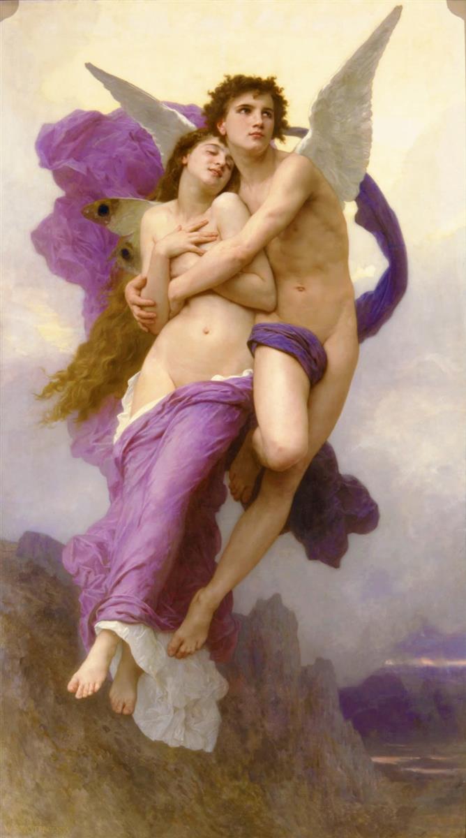 William-Adolphe Bouguereau The Abduction of Psyche 1895 Fine Art Print
