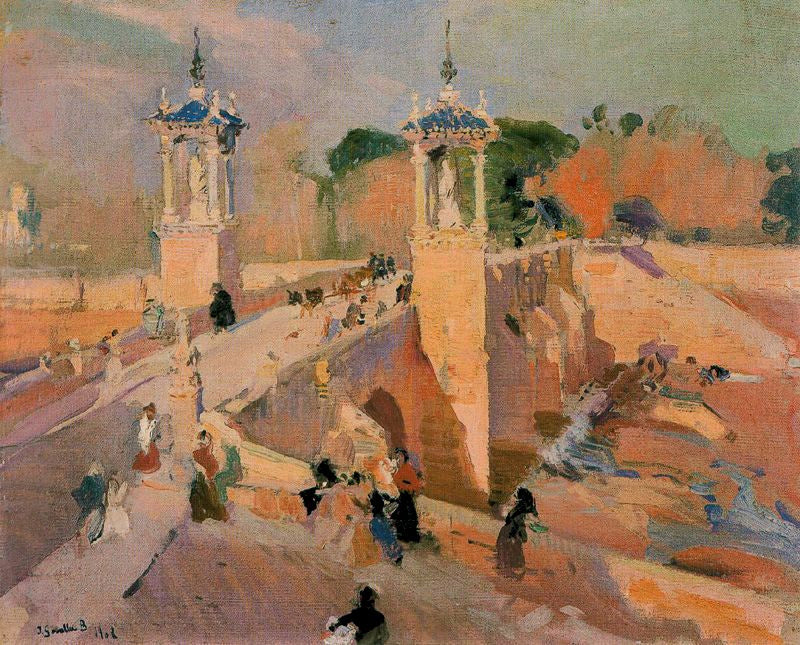 Joaquín Sorolla Puente de Real 1908 Fine Art Print