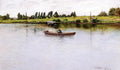 William Merritt Chase Pulling for Shore 1886 Fine Art Print