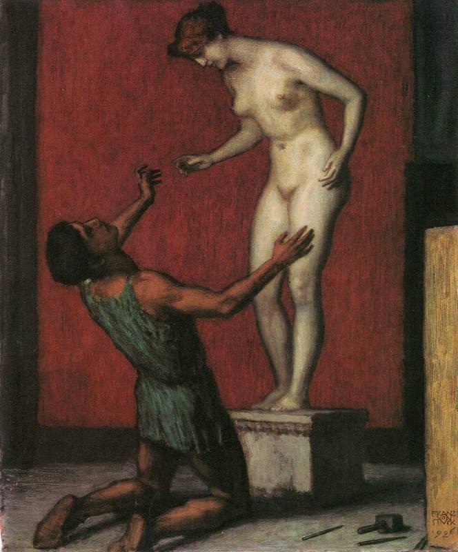 Franz Stuck Pygmalion 1926 Fine Art Print