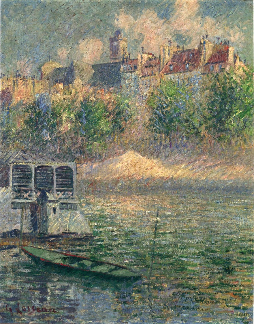 Gustave Loiseau Quay of the Hotel Deville in Paris 1918 Fine Art Print