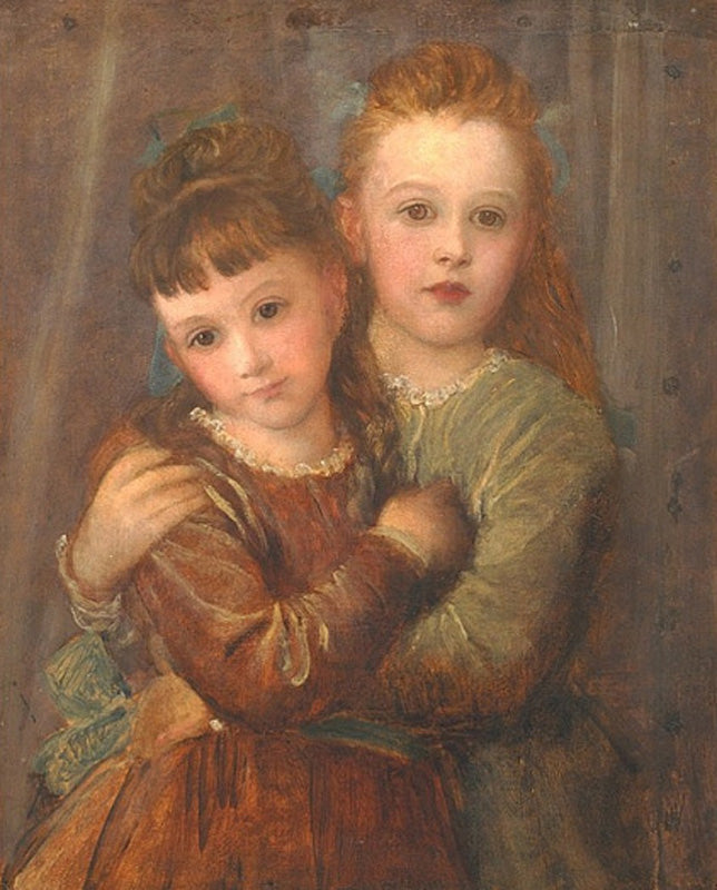 George Frederick Watts Rachel and Laura Gurney 1875 Fine Art Print