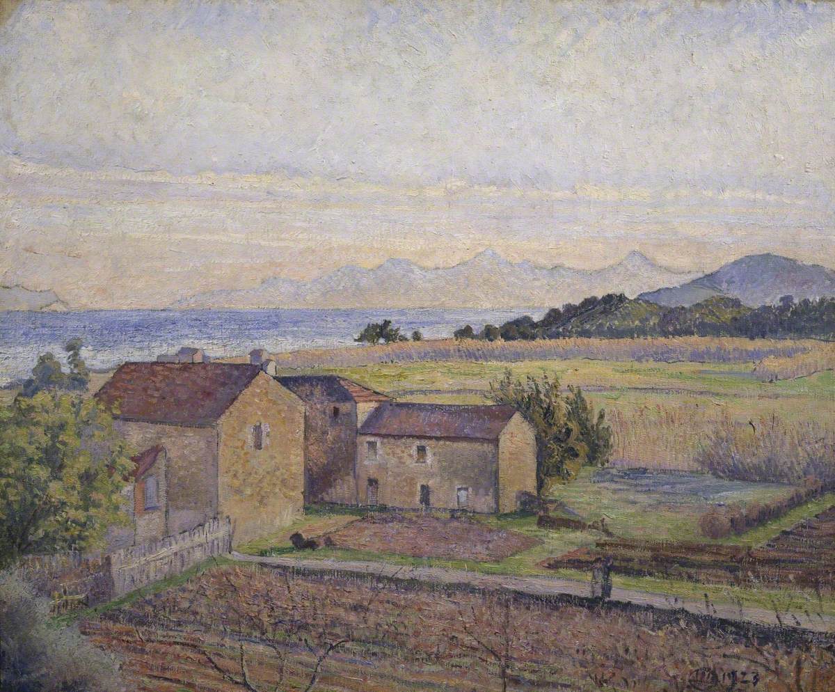 Lucien Pissarro Rade De Bormes 1923 Fine Art Print