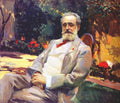 Joaquín Sorolla Raimundo de Madrazo in his Paris garden 1906 Fine Art Print