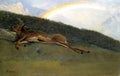 Albert Bierstadt Rainbow over a Fallen Stag 1872 Fine Art Print