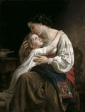 William-Adolphe Bouguereau Raising Her Up 1865 Fine Art Print