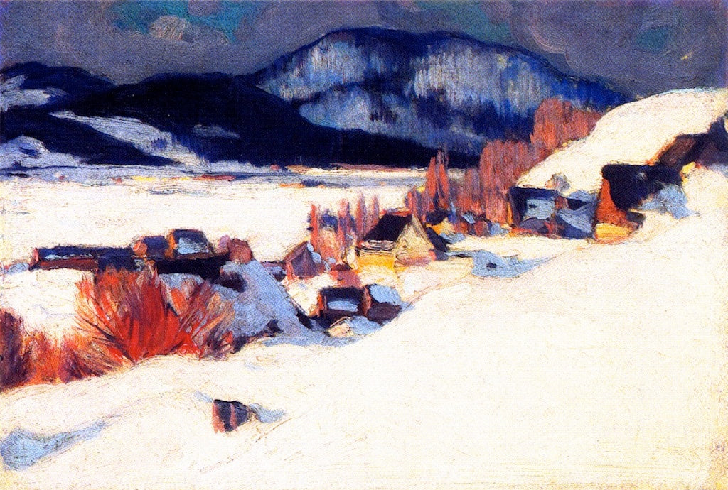 Clarence Gagnon Rang Saint-Laurent, Baie-Saint-Paul 1924 Fine Art Print