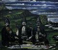Niko Pirosmani The Feast of Three Nobles in the Valley 1909 Fine Art Print