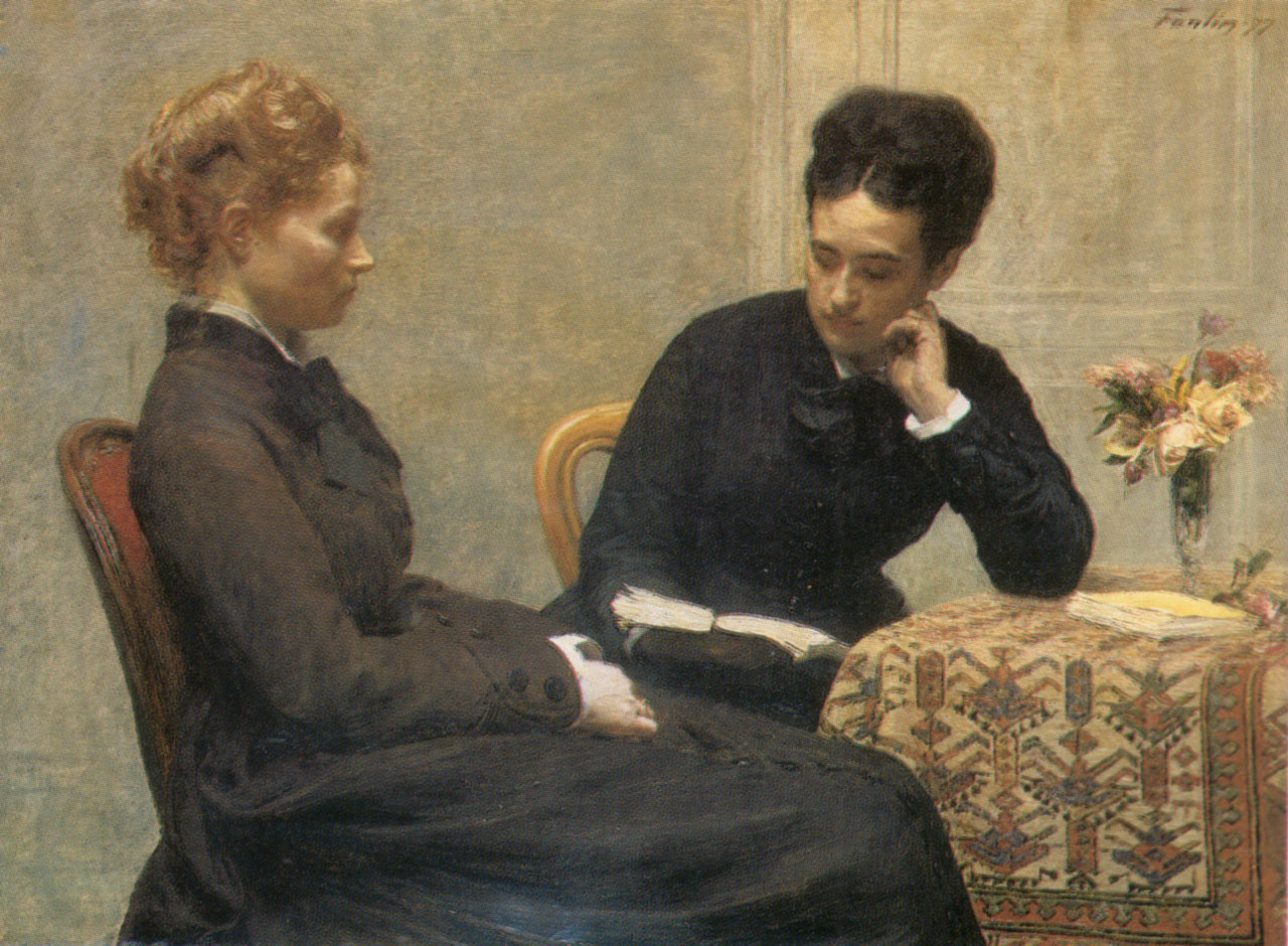 Henri Fantin-Latour Reading 1877 Fine Art Print