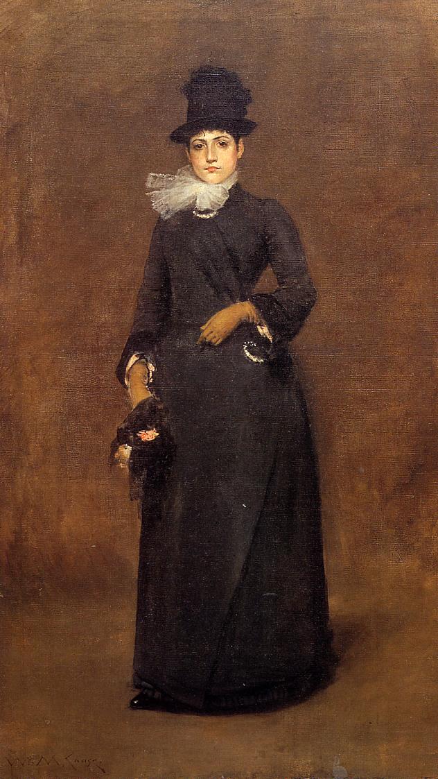 William Merritt Chase Ready for a Walk Beatrice Clough Bachmann 1885 Fine Art Print