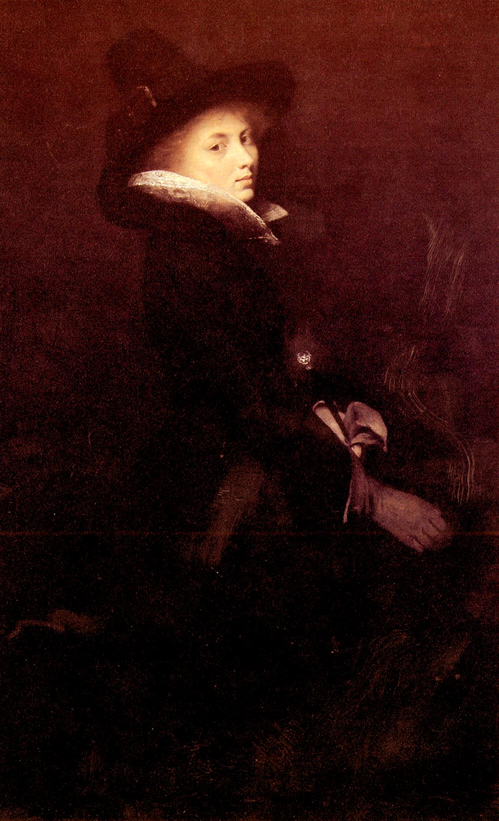 William Merritt Chase Ready For The Ride 1877  Fine Art Print