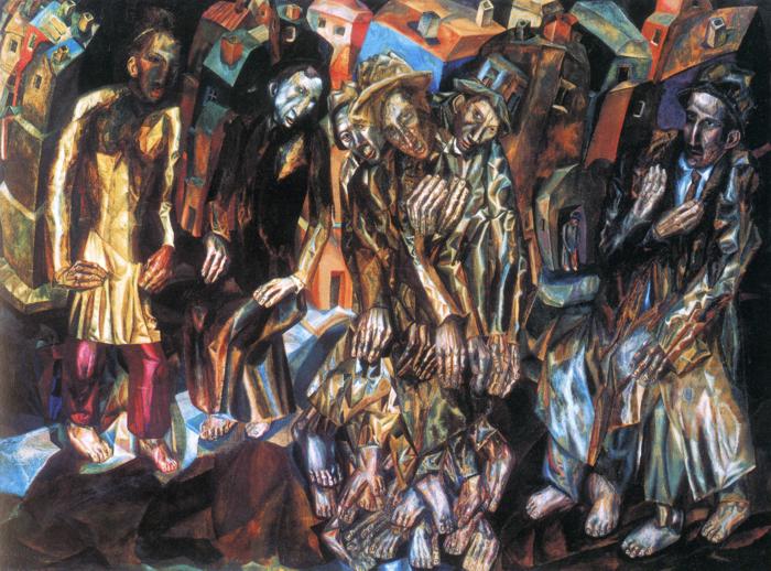 Pavel Filonov Rebirth of the People 1915 Fine Art Print