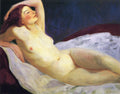Robert Henri Reclining Nude (Barbara Brown) 1916 Fine Art Print