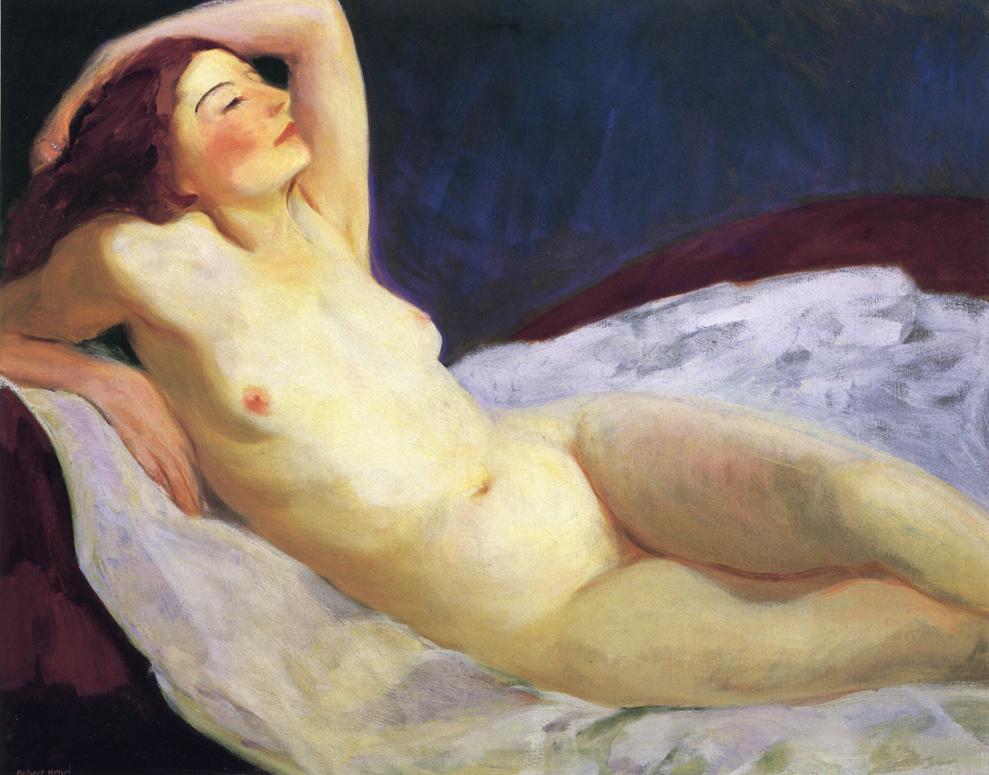 Robert Henri Reclining Nude (Barbara Brown) 1916 Fine Art Print