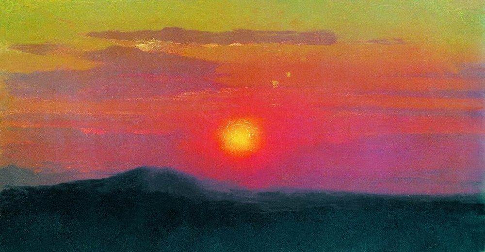 Arkhyp Kuindzhi Red Sunset 1895 Fine Art Print
