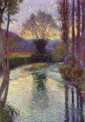 Henri Martin Reflected Willow on the Green 1915 Fine Art Print