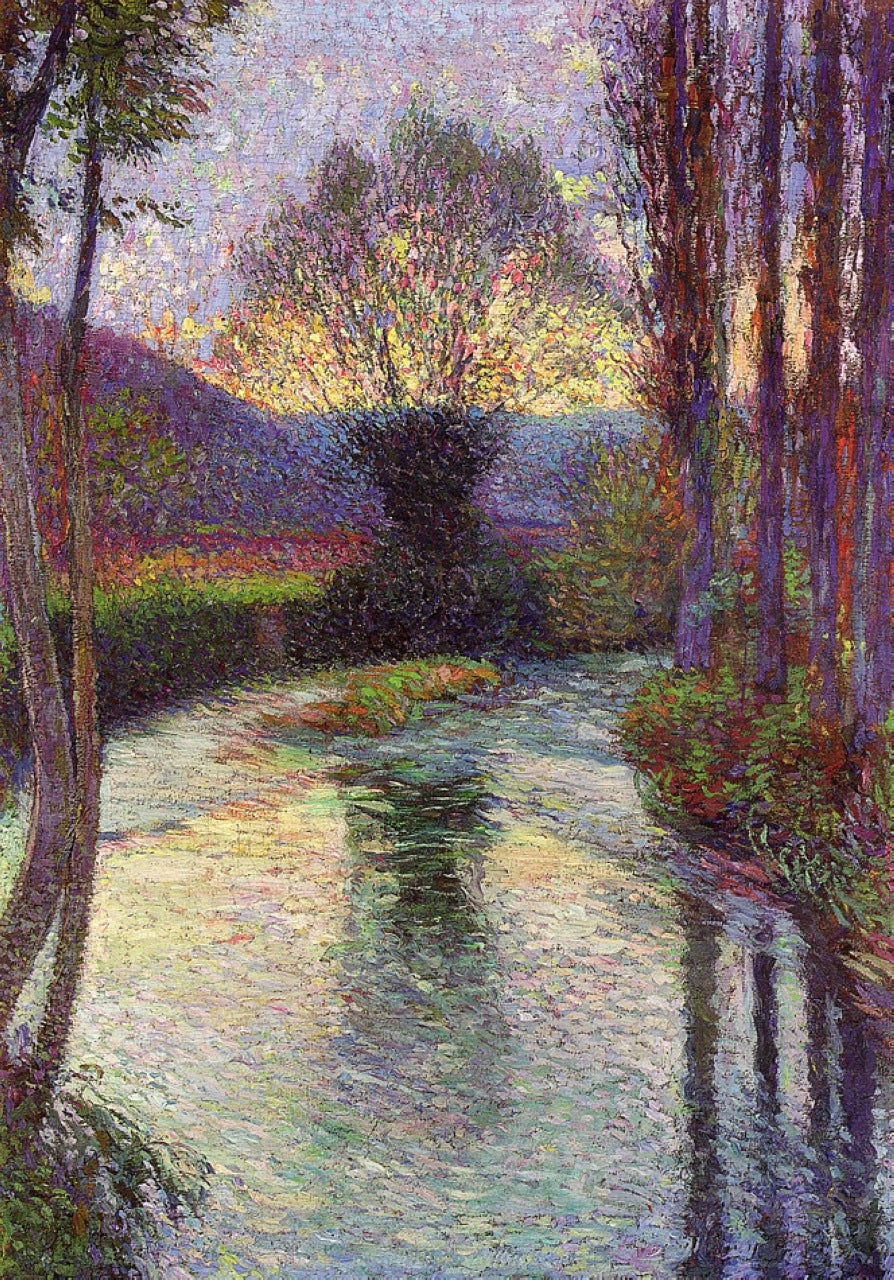 Henri Martin Reflected Willow on the Green 1915 Fine Art Print
