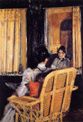 William Merritt Chase Reflection 1893 Fine Art Print