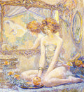 Robert Lewis Reid Reflections 1911 Fine Art Print