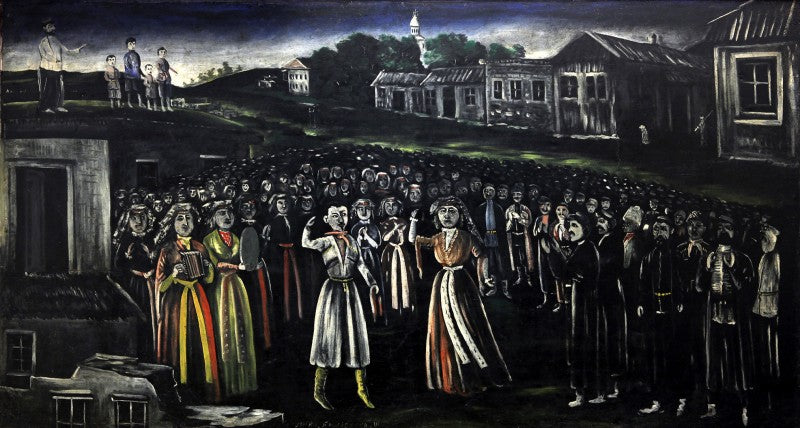 Niko Pirosmani The Church Festival in Kartli (central Georgia) 1918 Fine Art Print