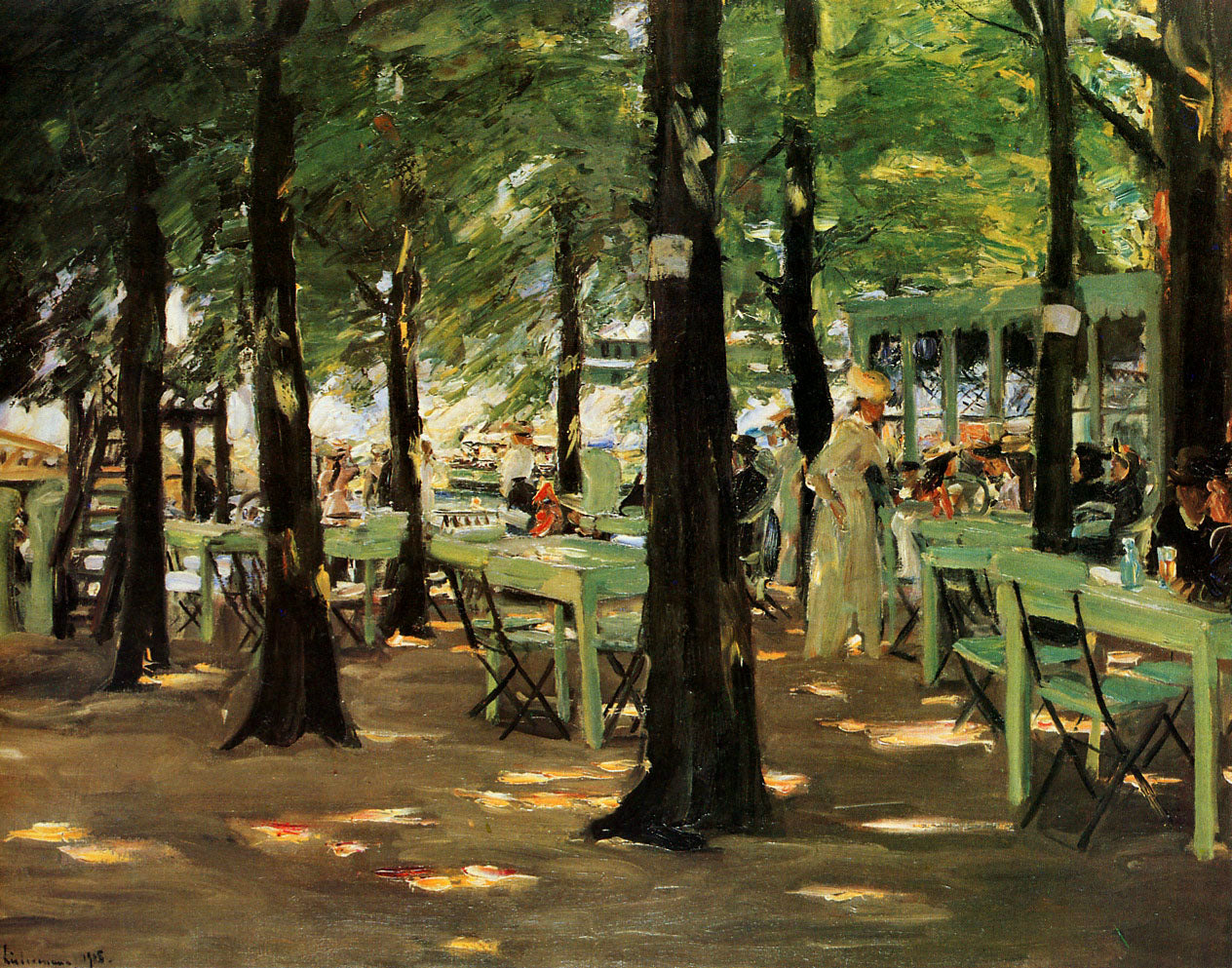 Max Liebermann Restaurant De oude Vink 1905 Fine Art Print
