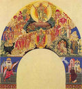 Ivan Bilibin Resurrection of Christ. The Sketch for the Fresco of the Church of the Assumption in Olshany 1900 Fine Art Print