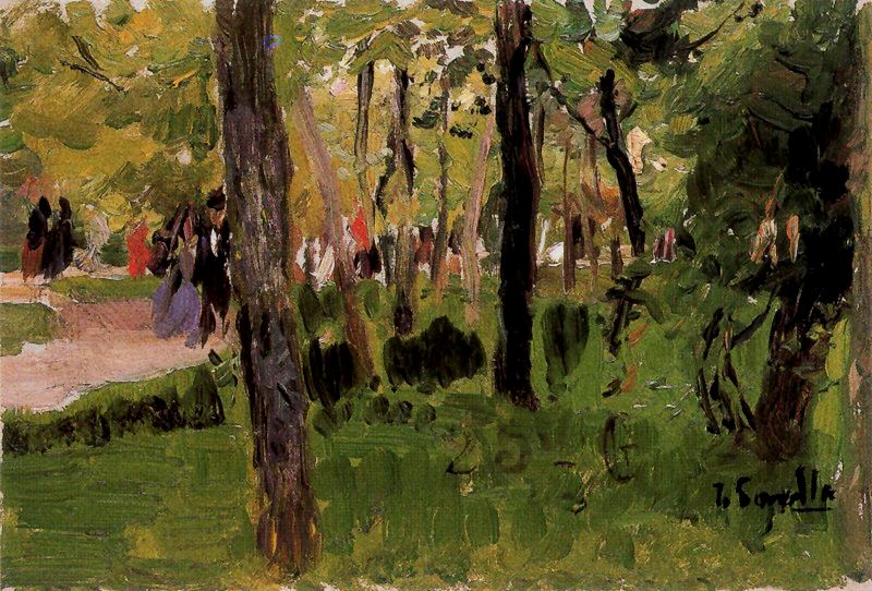 Joaquín Sorolla El Retiro, Madrid 1898 Fine Art Print
