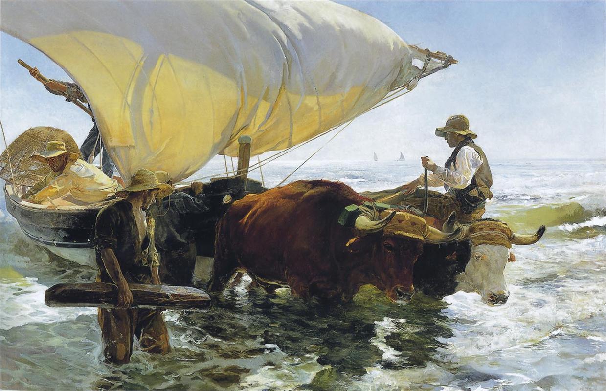 Joaquín Sorolla Return from Fishing 1894 Fine Art Print