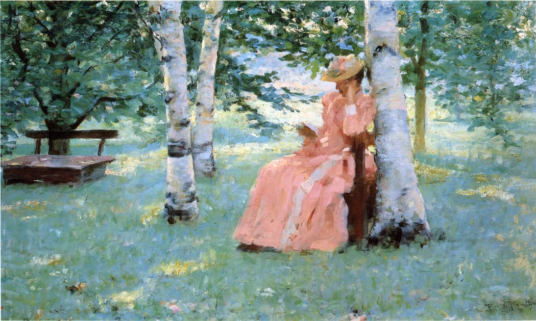 Robert Lewis Reid Reverie 1890 Fine Art Print