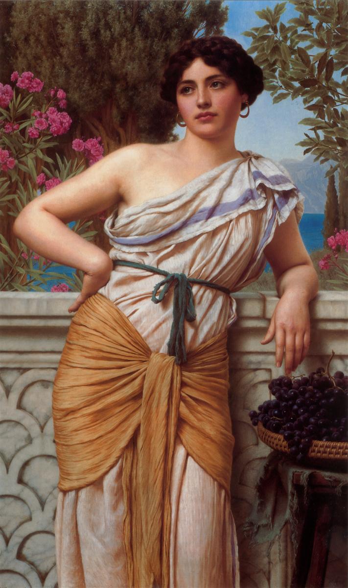 John William Godward Reverie 1912 Fine Art Print