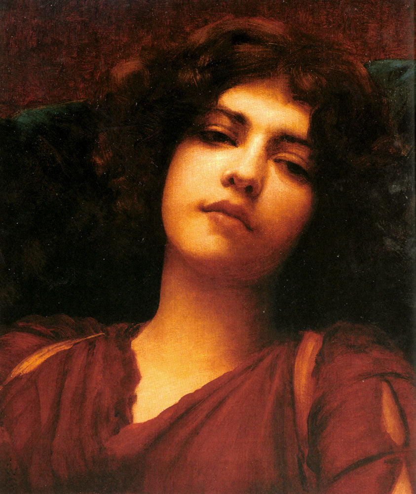 John William Godward Reverie (Study) 1890 Fine Art Print
